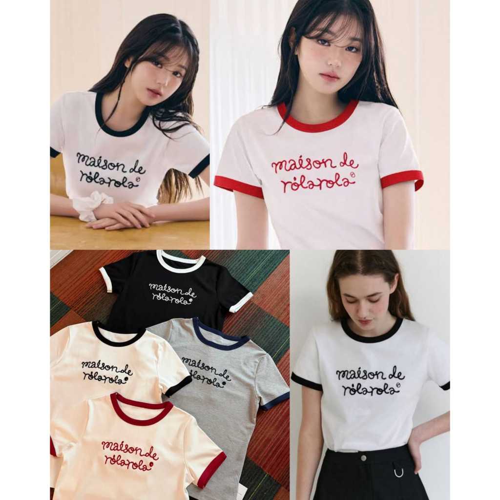 F407 Top Maison de Rola | Kaos Unisex Premium Maison de Rola Rola | Kaos Basic Tshirt Katun Bordir