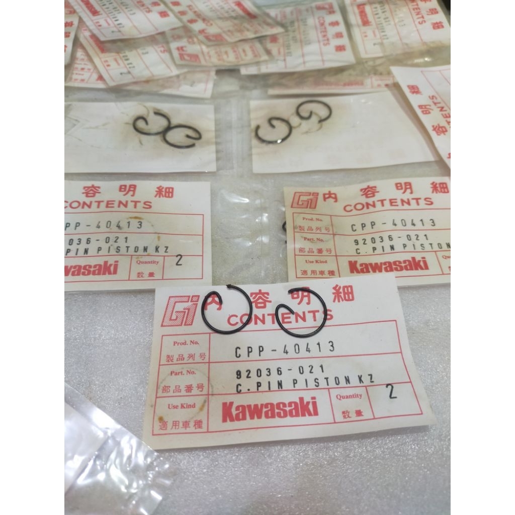 Clip pin piston Binter mercy Kz200 clip kancingan pen pin piston seher Kawasaki Binter mercy Kz200 k