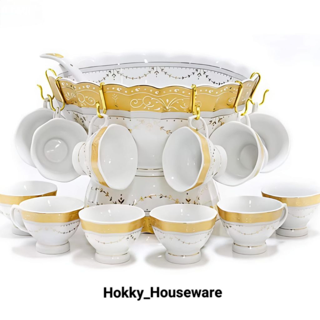 Tempat Es Buah Keramik Set Vicenza B410