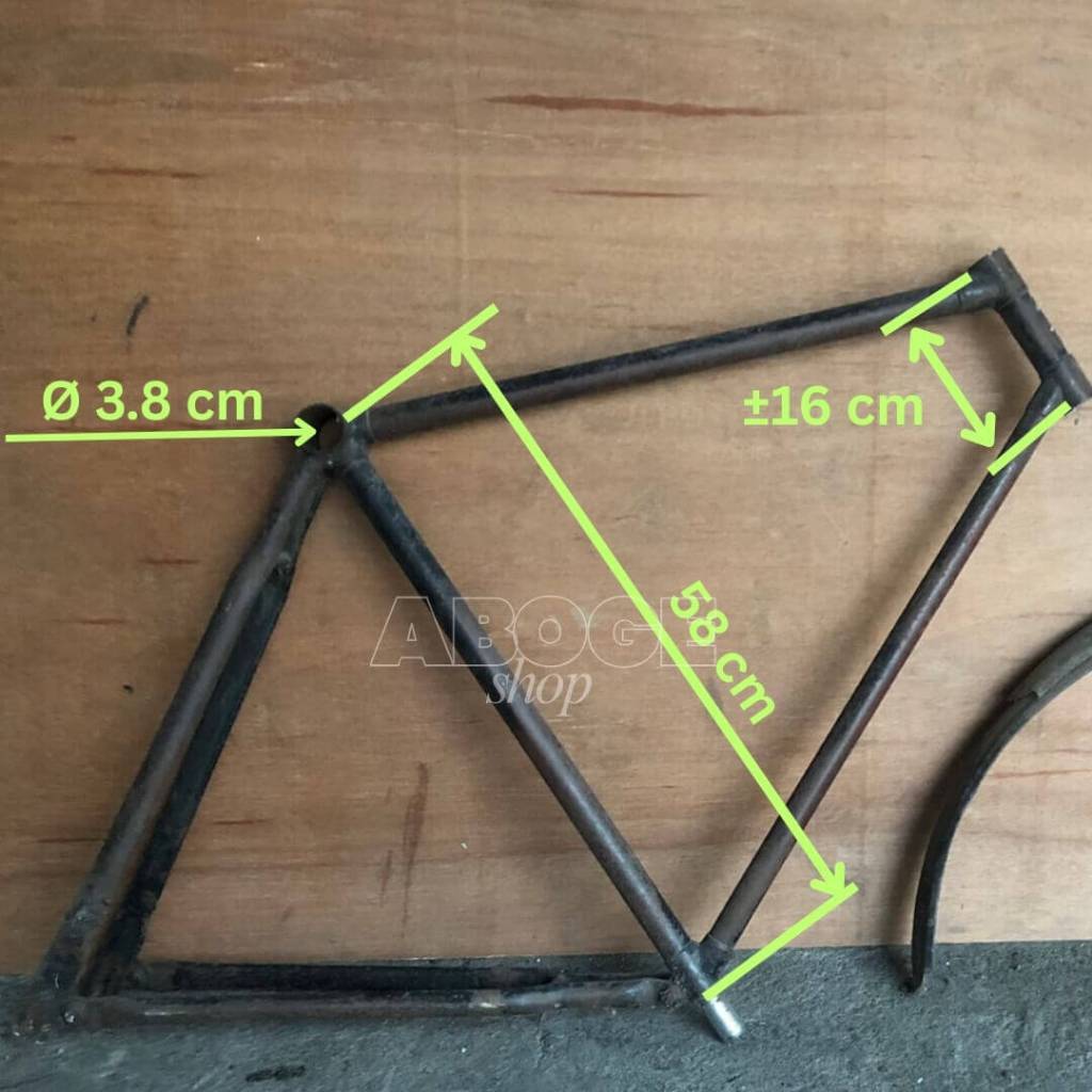 Original Frame Sepeda Onthel Simplex Heren - Rangka Simplex opsi tromol ukuran 58cm