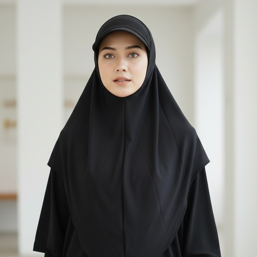 Hijab Instan Sport Topi Hijab Topi Olahraga Hijab Instan Topi Jersey