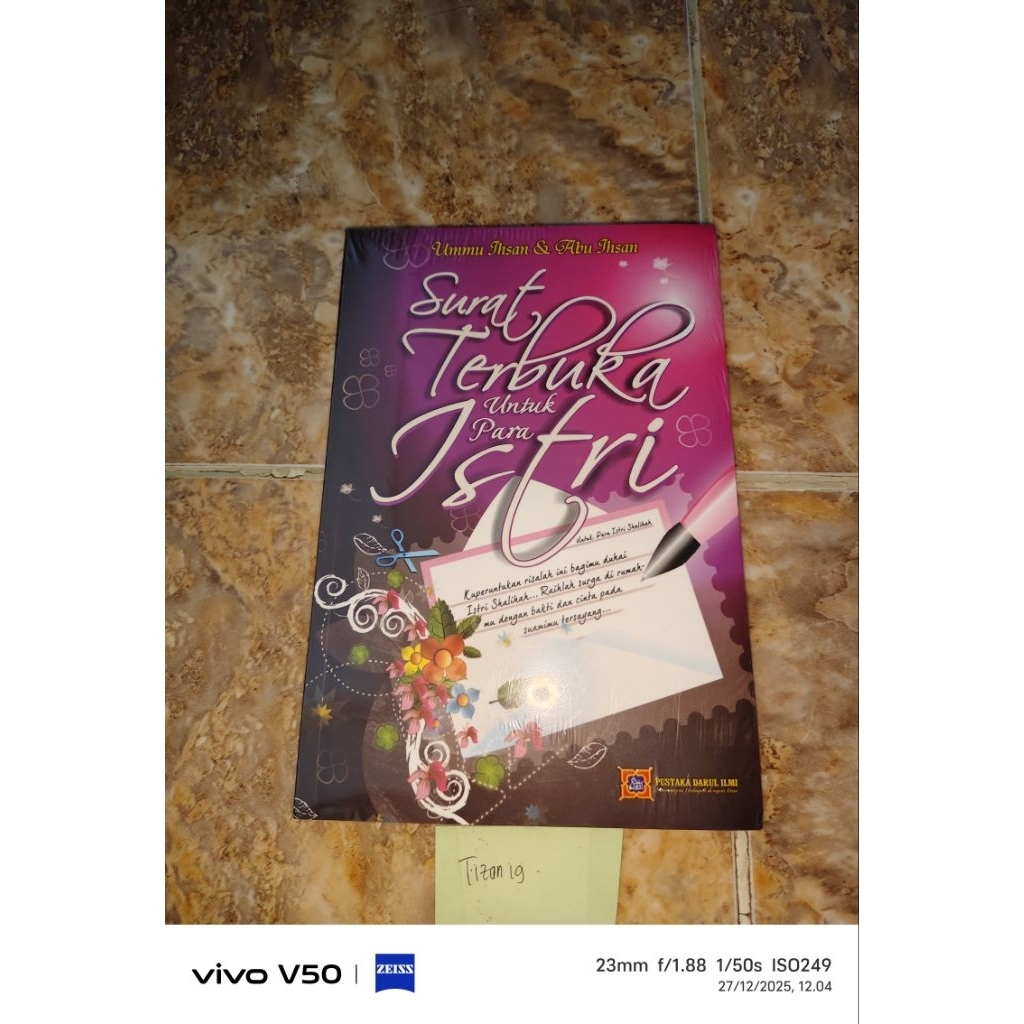 Buku Surat terbuka untuk Para Istri - Ummu Ihsan