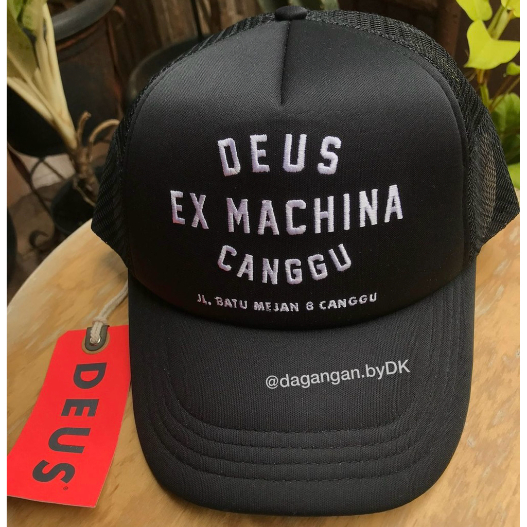 Topi Deus Ex Machina Canggu Original 100% Black