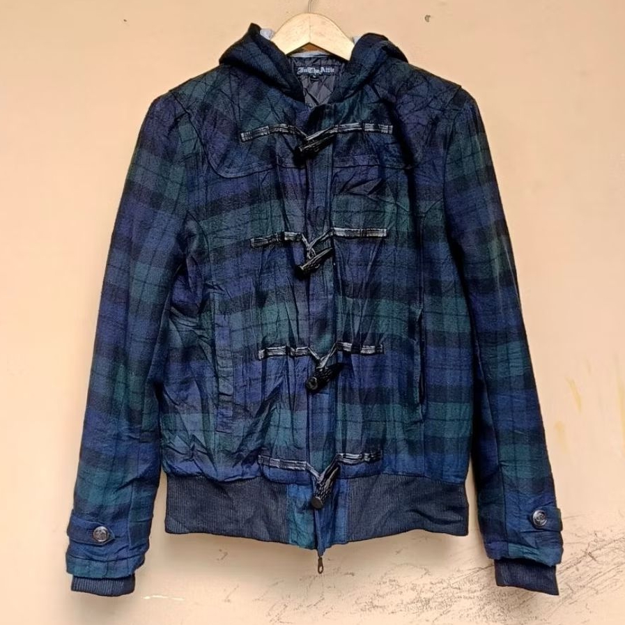 Jacket in the attic japanese duffle coat tartan vintage