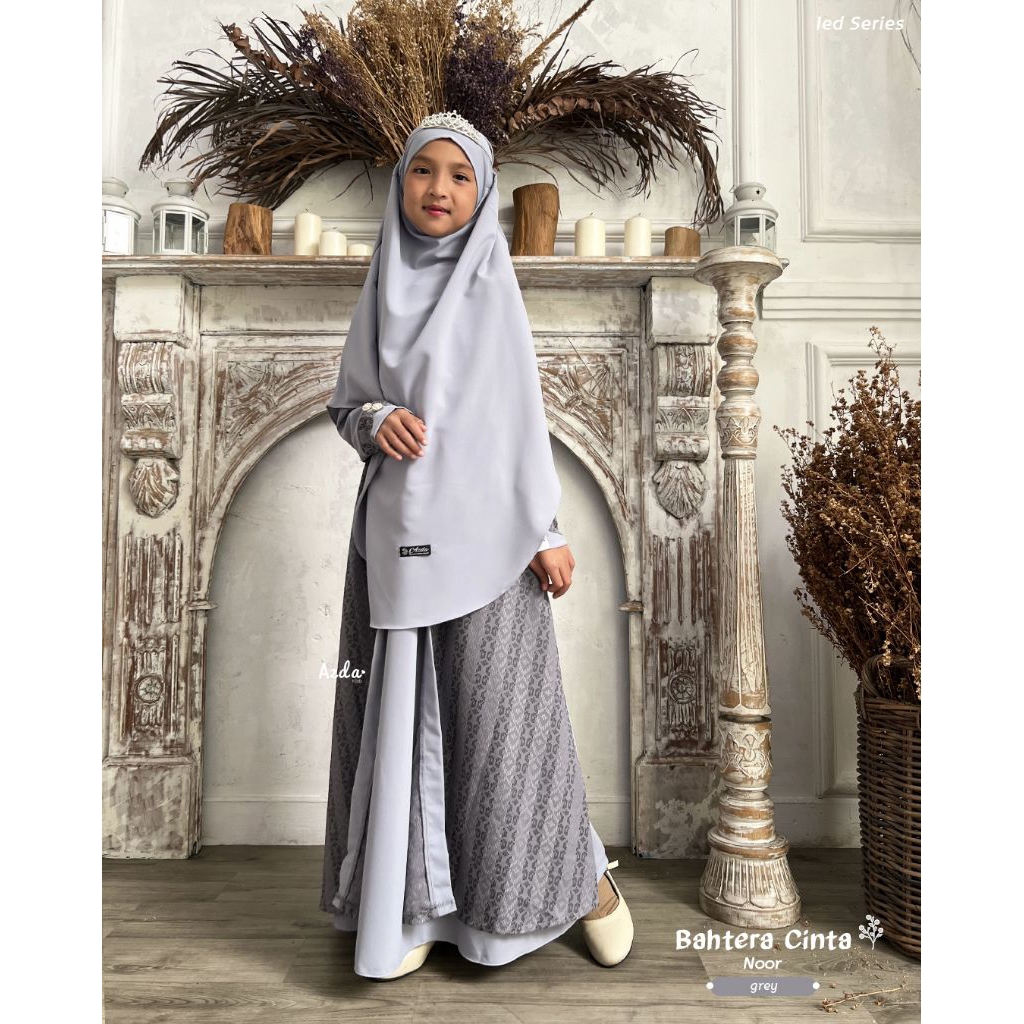 GAMIS ABAYA ANAK  NOOR BY AZDA | GAMIS ANAK SYARI | GAMIS ANAK BERGO | GAMIS ANAK FRENCH KHIMAR