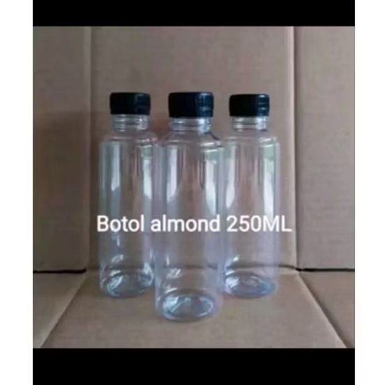 botol almond ukuran 250 ml