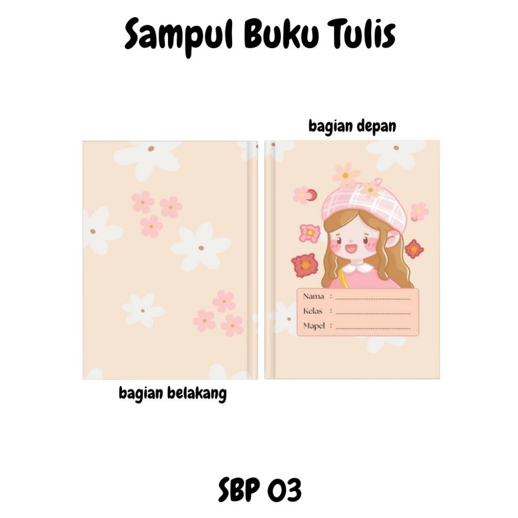Sampul buku tulis lucu