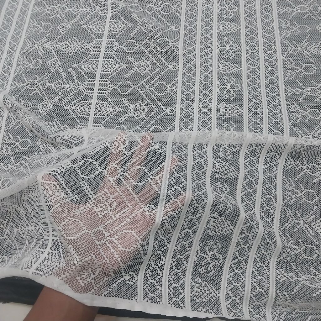 KAIN/BAHAN BRUKAT MALIKA/LACE/SALUR/BRUKAT KEBAYA