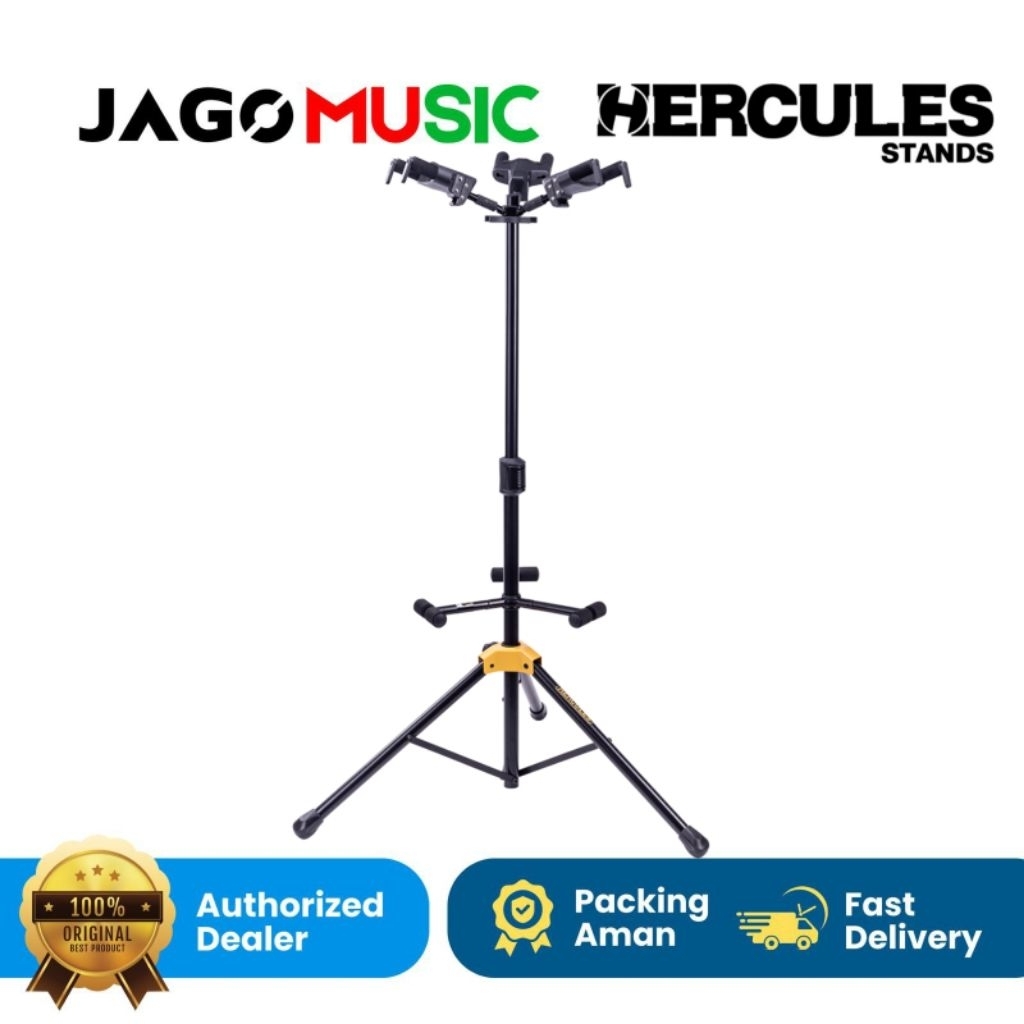 Stand Gitar Triple Hercules GS432B Plus Stand Gitar Hercules GS 432B + Stand Guitar Trio Ganda