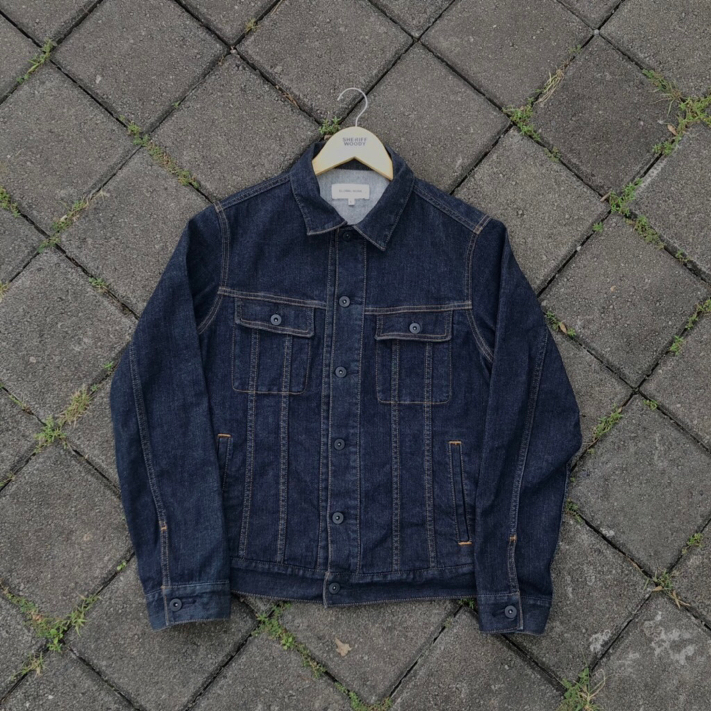 trucker jeans global work vgc