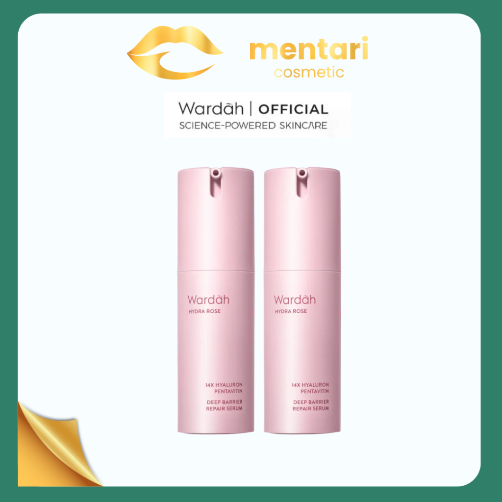 Wardah Hydra Rose 14x Hyaluron Pentavitin Deep Barrier Repair Serum