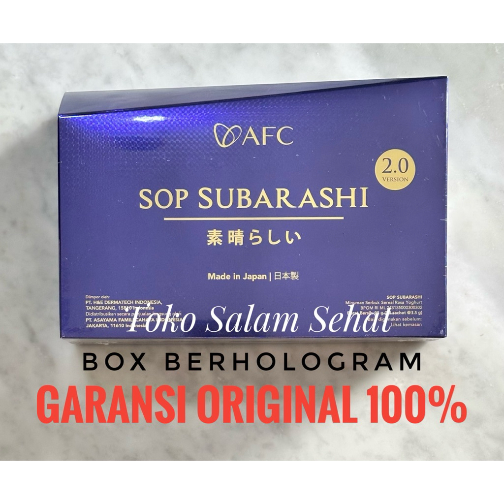 SOP Subarashi Gold NEW Sop100 Original Japan Asli