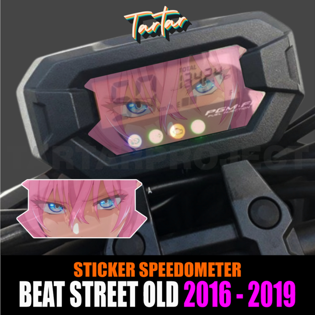 Sticker Stiker Spido / Speedometer Transparant Anime Beat Street Old 2016 - 2019