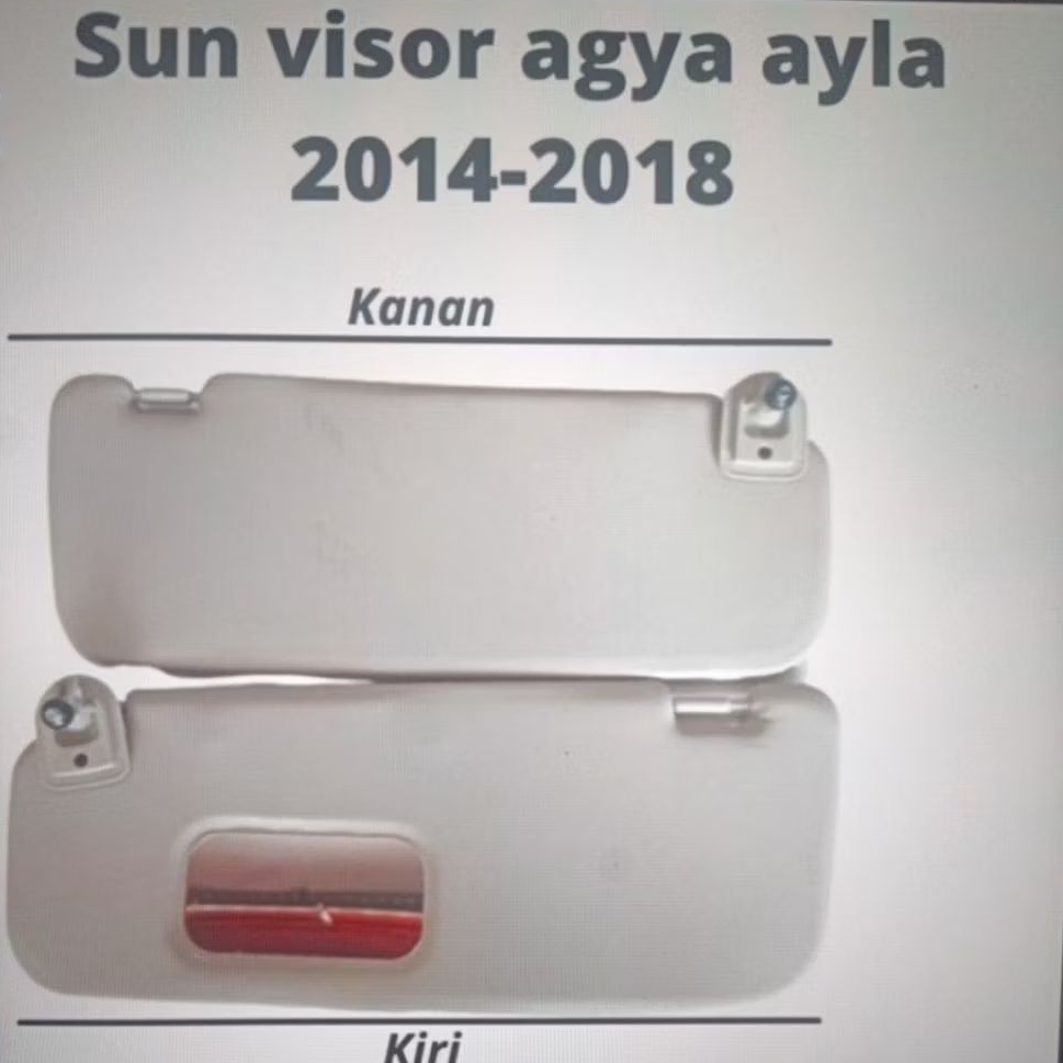 sun visor penghalang matahari avanza veloz agya alya asli