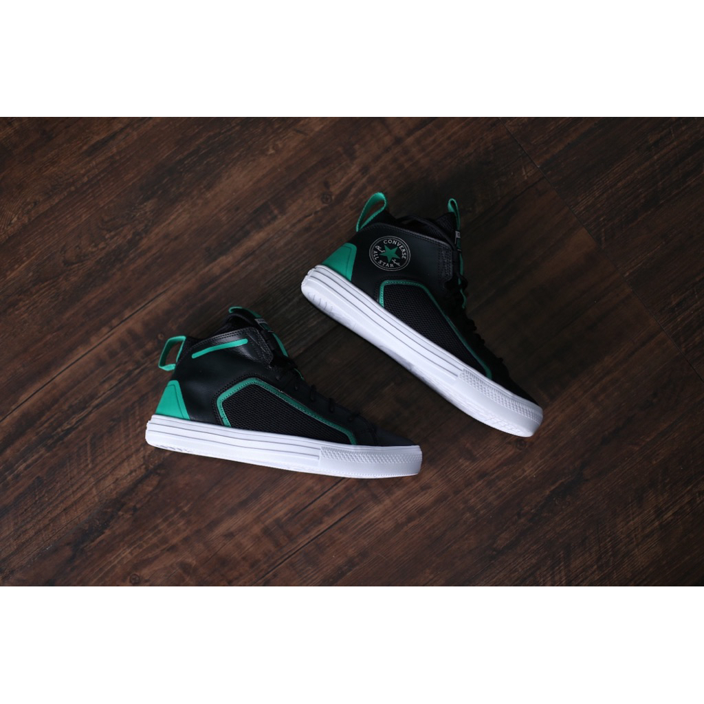 Sepatu Sneakers Conversee CTAS Ultra Mid Black Court Green White