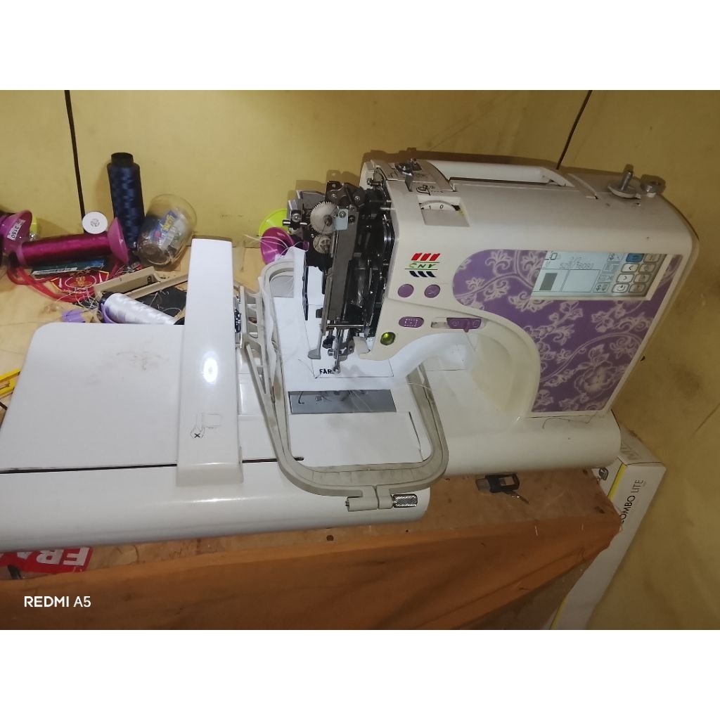 mesin bordir portable cny e900 second