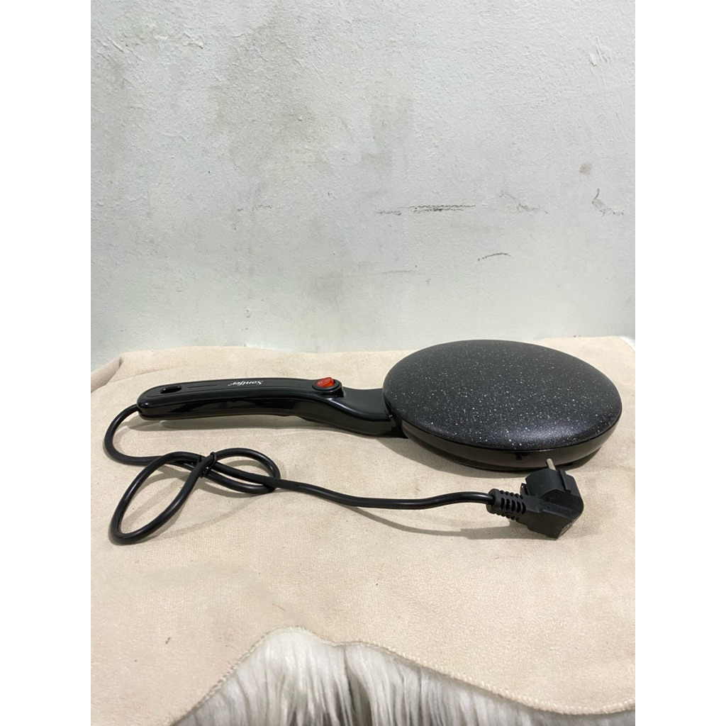 NEW Creper Maker Pan Anti Lengket Listrik Cepat Panas Cocok Buat Pancake Leker Lumpia