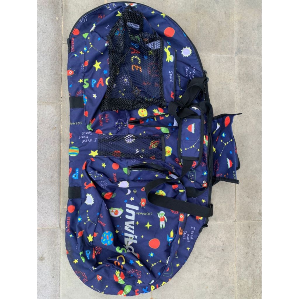 Tas Pushbike Preloved Biru Plus stem