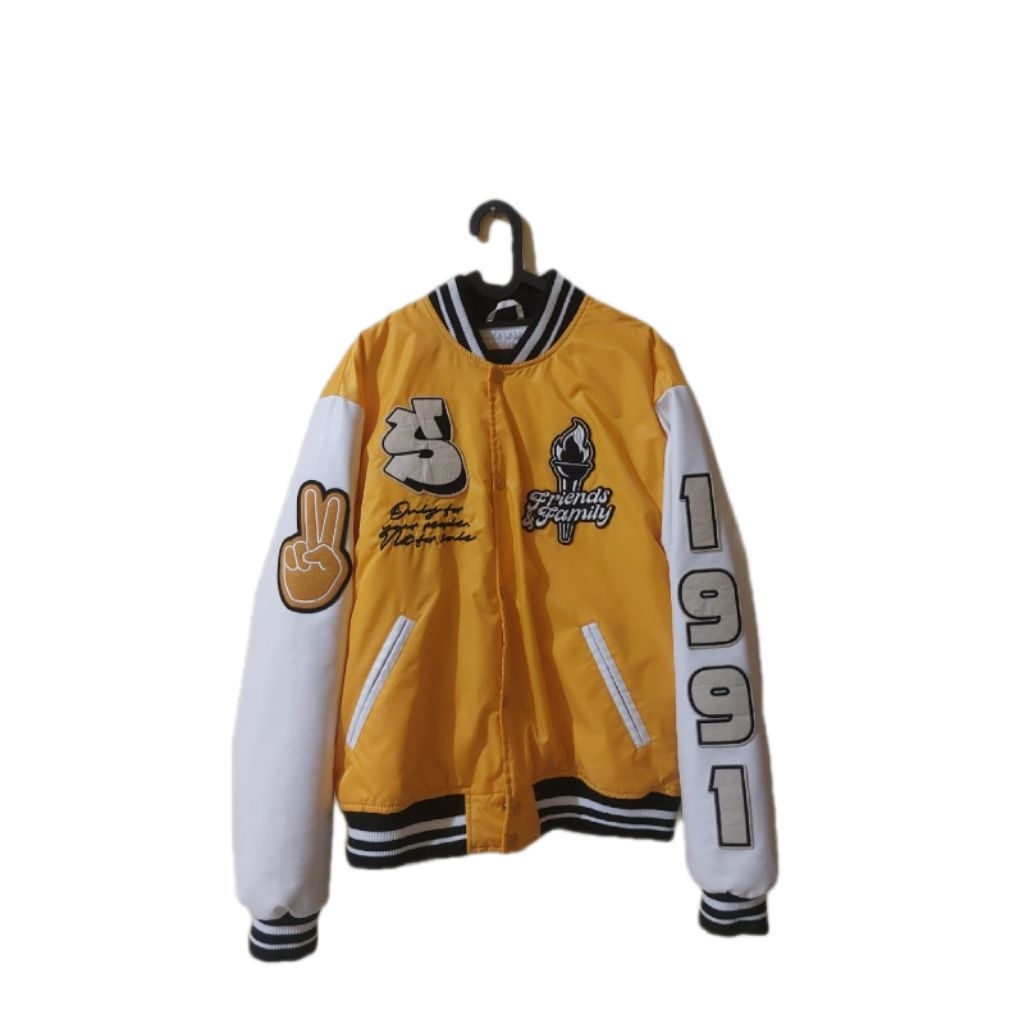 Varsity Jacket Pull and Bear Ori Store