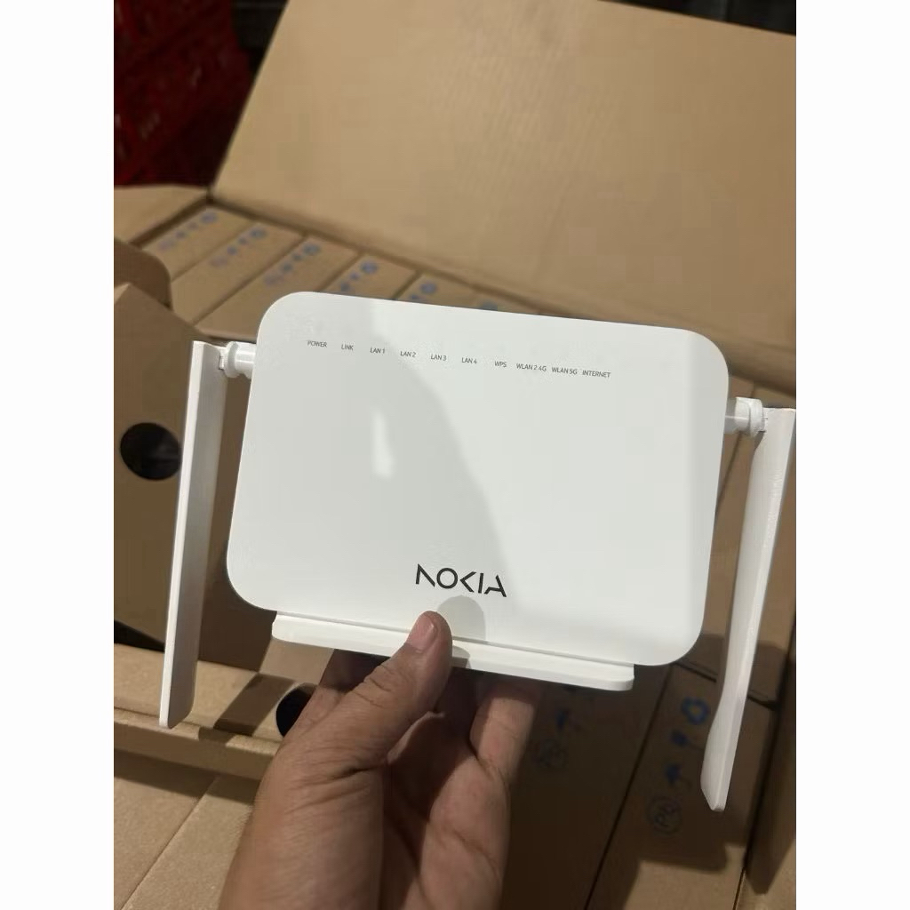 ONT NOKIA G-1425G-H Gpon Dual-band 4G/5G Port biru New Gress