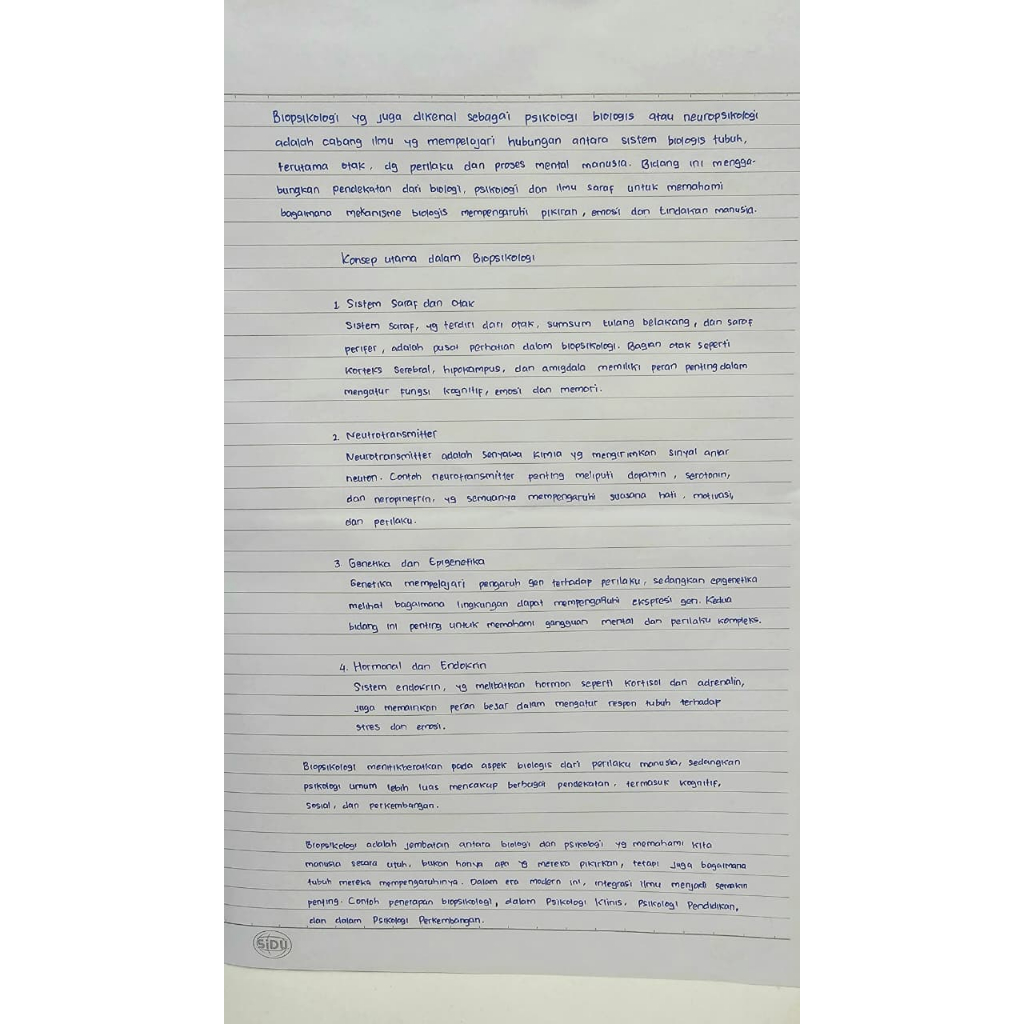 JASA TULIS JOKI TULIS TUGAS SEKOLAH KULIAH