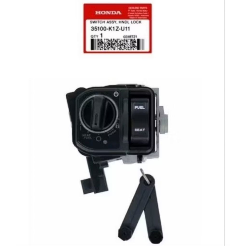 Knock stop kontak(keyless) PCX160,nomer part:35100-K1Z-U11
