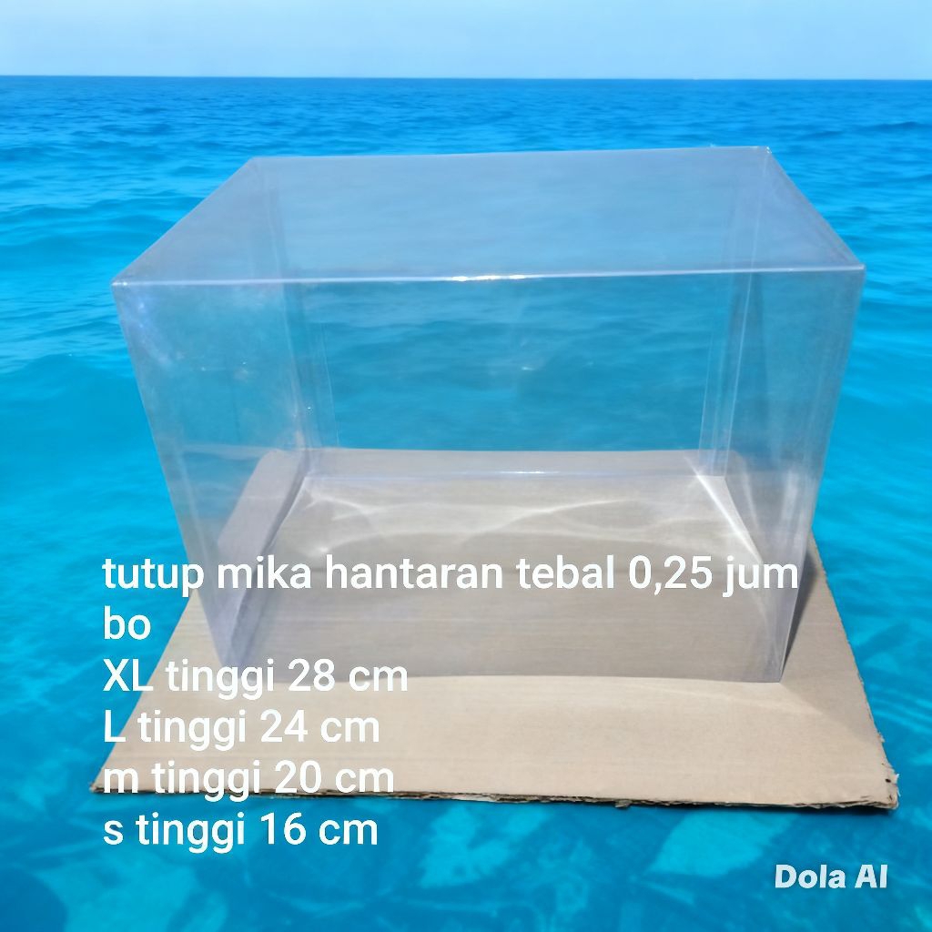 tutup mika hantaran pernikahan tinggi jumbo