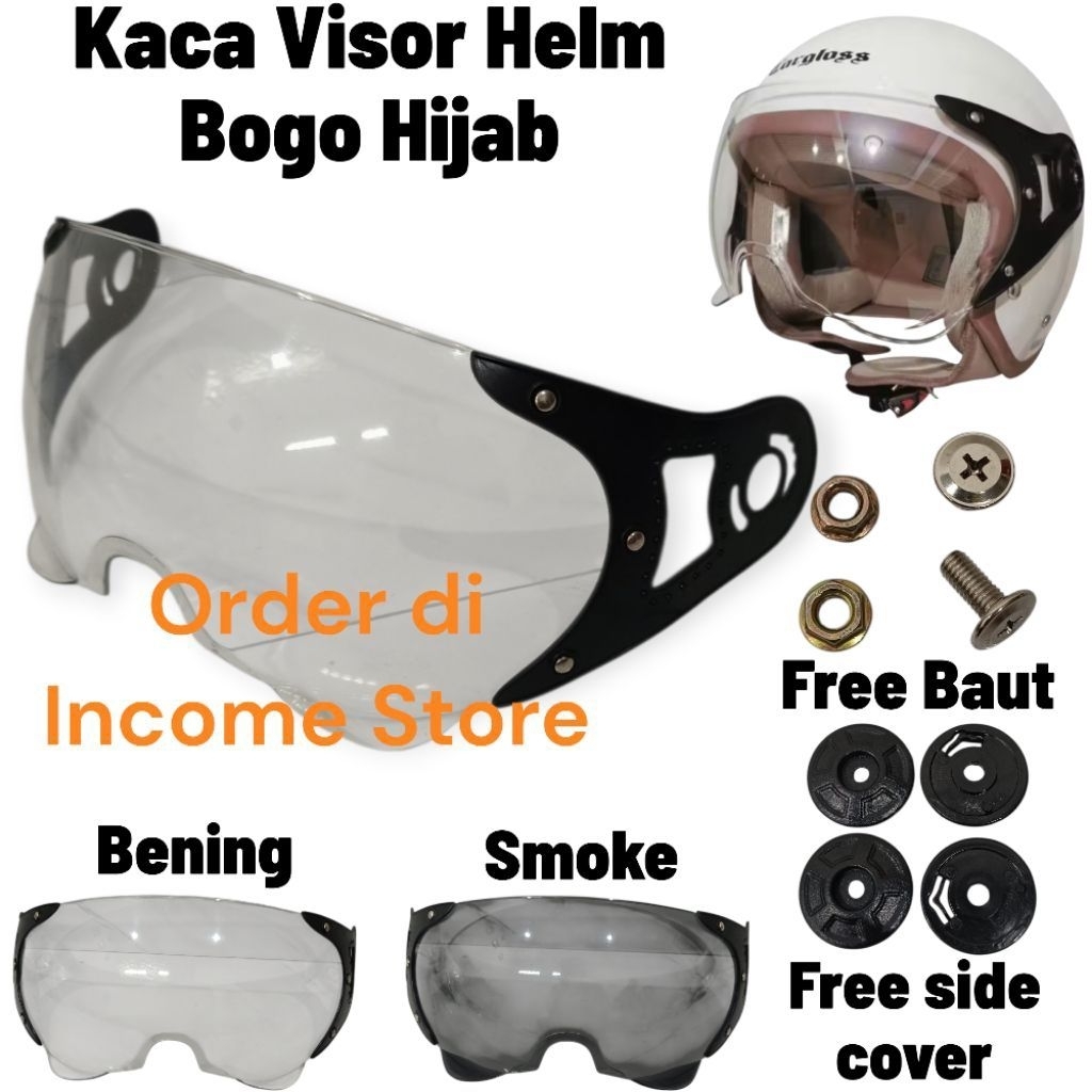 Kaca Helm Cargloss Hijab Model Kaca Mata Pilot Kaca Helm Cargloss Hijab Cewe