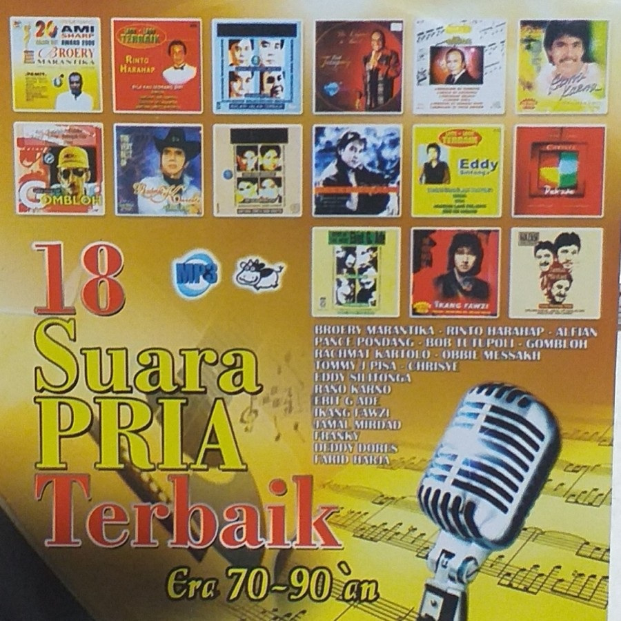 Kaset MP3 Lagu Koleksi Suara Pria Terbaik Era 70-90an Tembang Kenangan Nostalgia