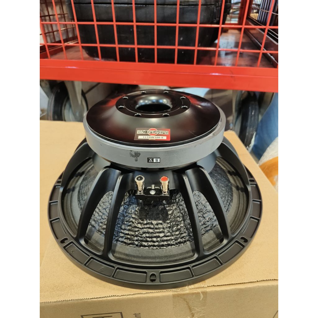 SPEAKERS KOMPONEN B&C 15TBW100-8/ 15 TBW 100-8 SUBWOOFER 15 INCHI 8 OHM VC 4 INCH