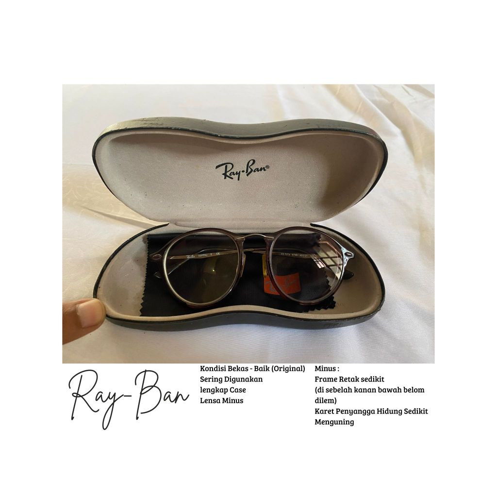 RAYBAN POLISHED VIOLET - 7073 / SECOND