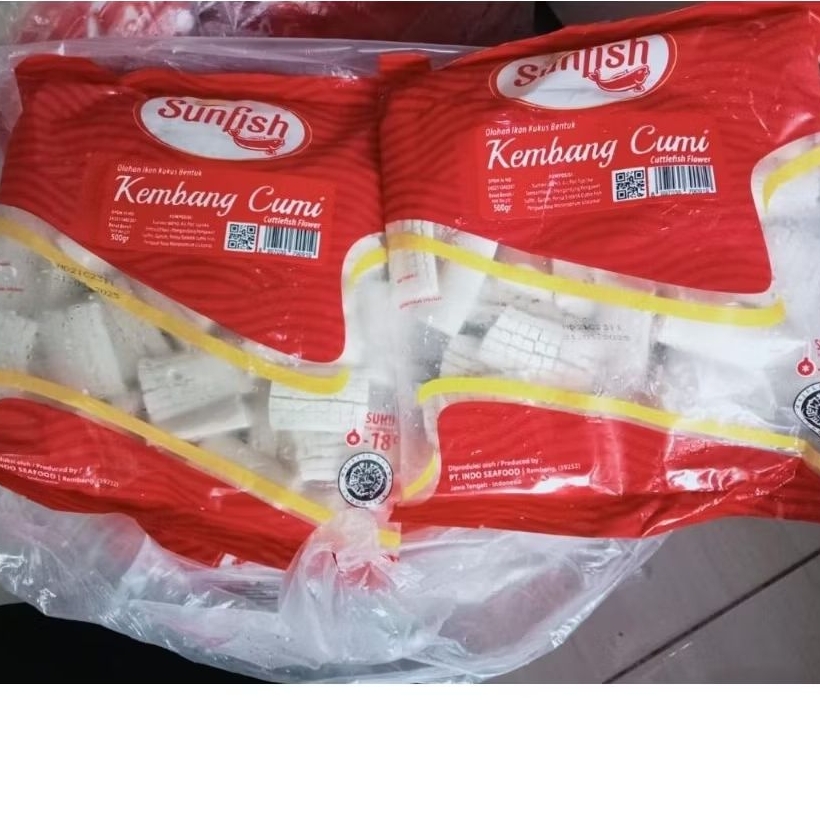 Kembang cumi sunfish 500gr/ sunfish kembang cumi