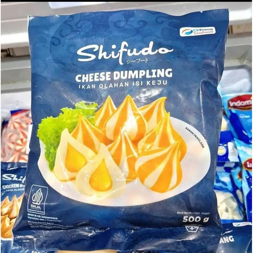 Shifudo dumpling keju 500gr / dumpling shifudo keju