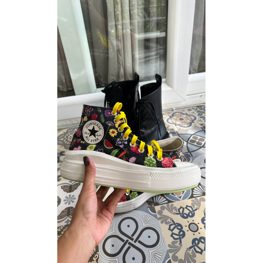 Preloved Sepatu CONVERSE CT AS MOVE PLATFORM FESTIVAL SMOOTHIE 38