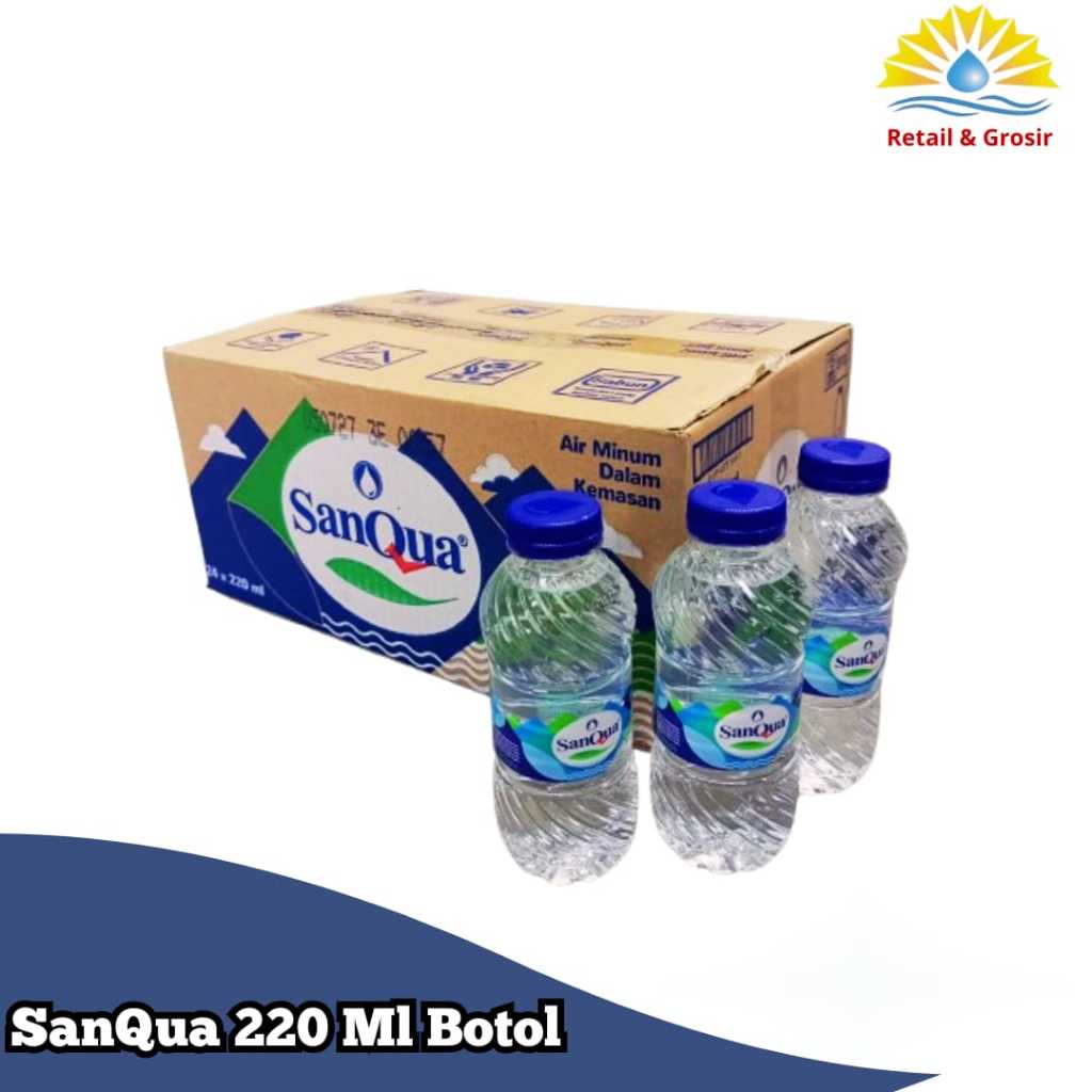 Sanqua 220ml Botol ( isi 24 Btl )