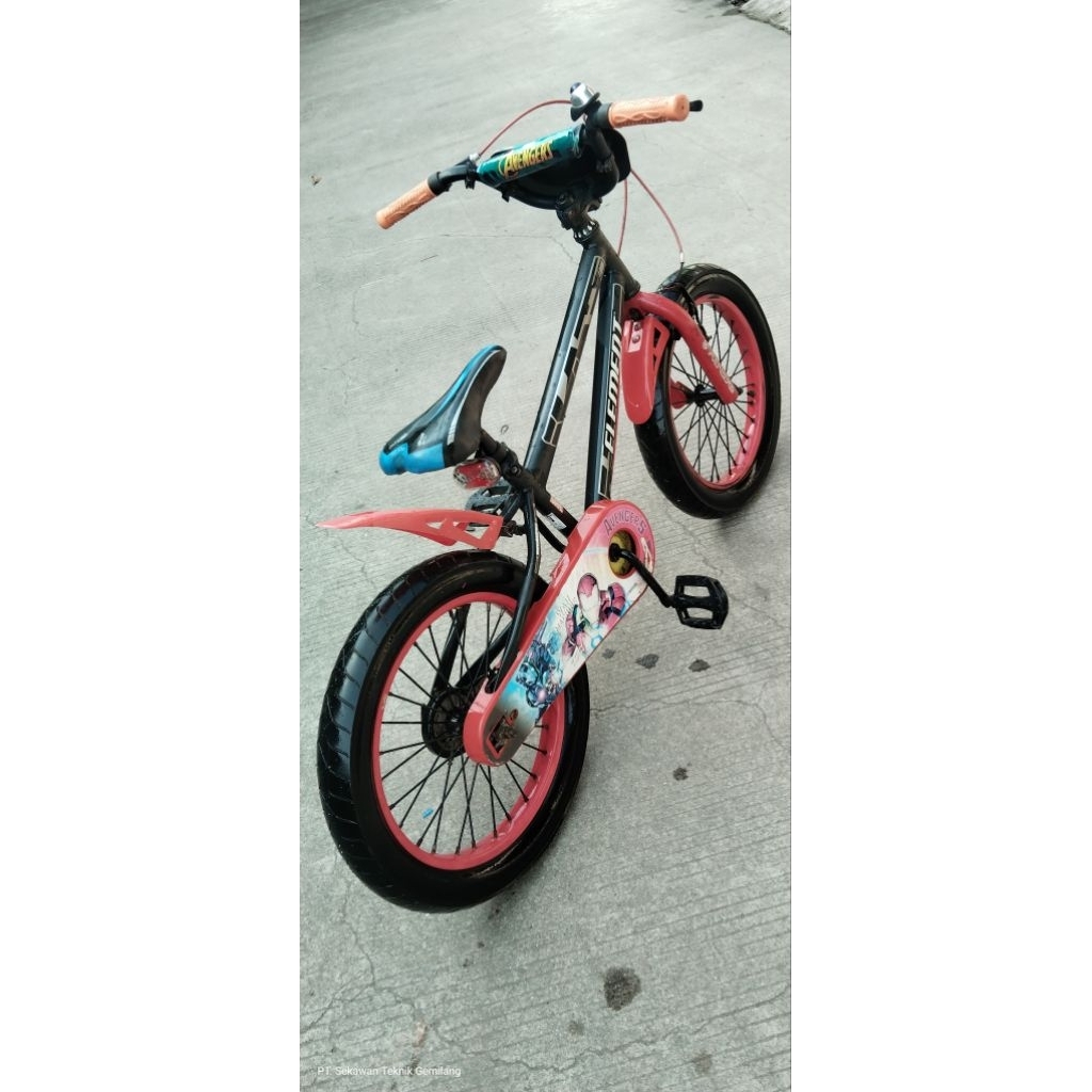 Sepeda bmx merk element ukuran 18 ban jumbo 3.0