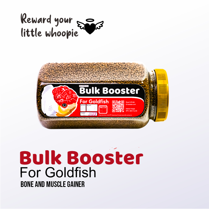 Ikanesia - Bulk Booster Mas  [KOKI]  Pakan Pelet Makanan Ikan Untuk Tulang dan Otot Ikan 1MM SINK