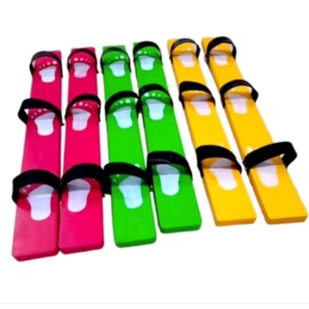 Bakiak kayu 2-5 orang  - sandal bakiak Mainan Tradisional Edukatif