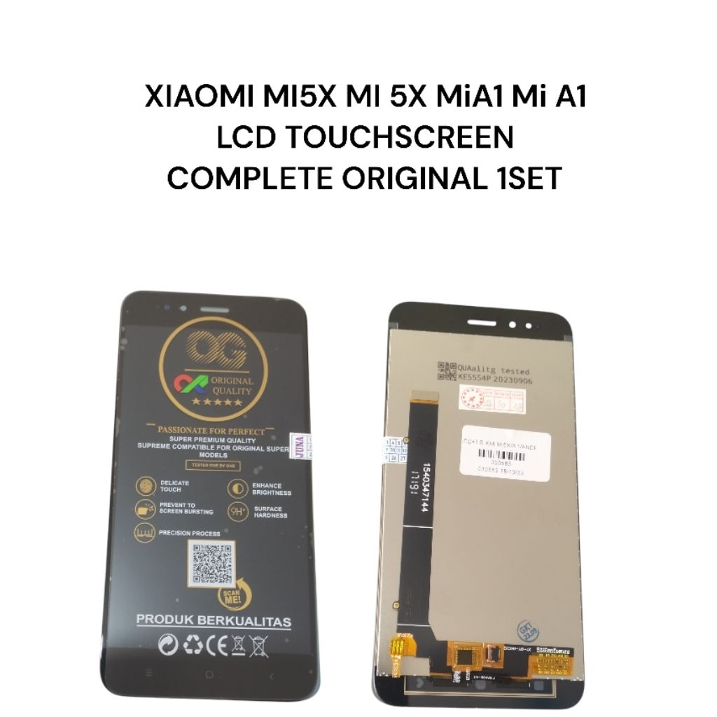 XIAOMI MI5X MI 5X MiA1 Mi A1 LCD TOUCHSCREEN COMPLETE ORIGINAL 1SET
