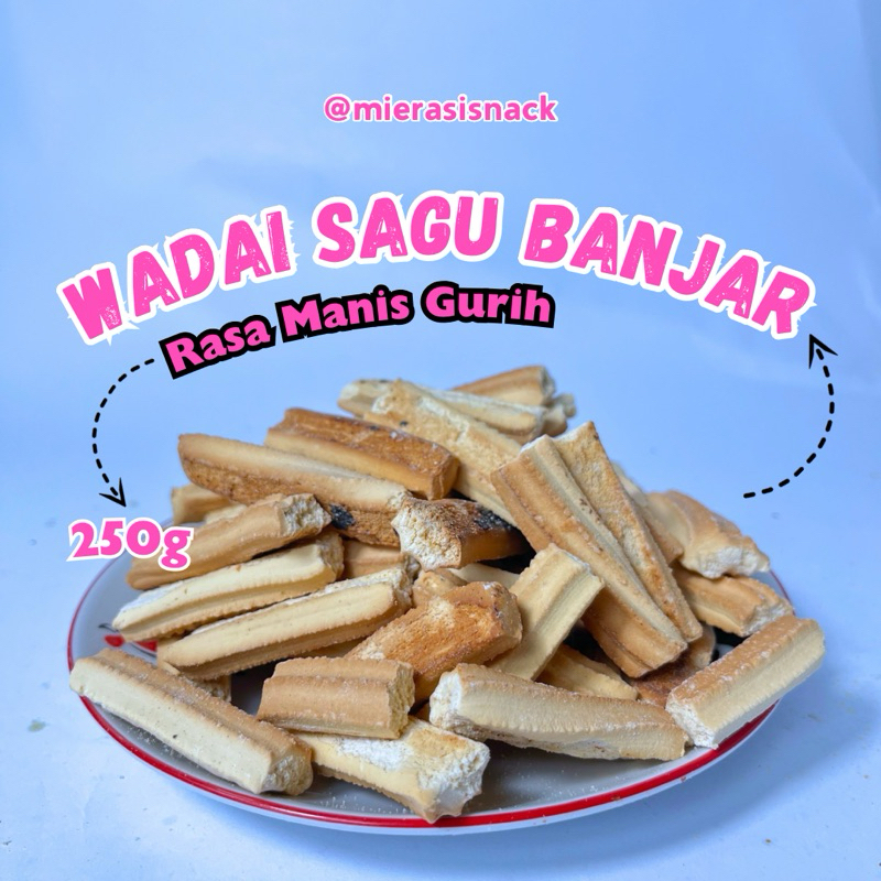 Wadai Sagu Banjar 250gram | Kue Kering Sagu | Cemilan enak | makanan ringan | Kue tradisional