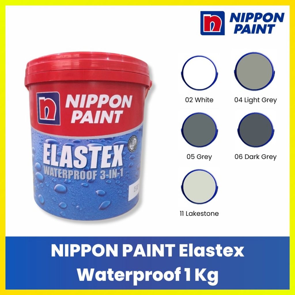Nippon Paint Cat Tembok Waterproof Elastex 1 KG
