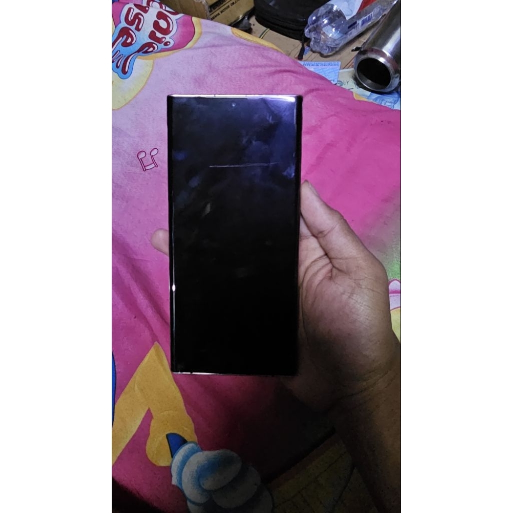 samsung note 20 ultra lcd blank hitam