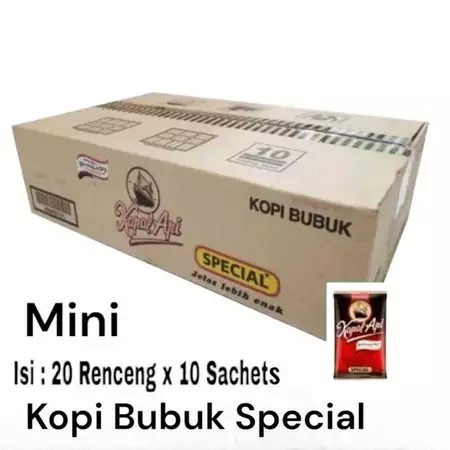 Kapal Api Special Mini 6 Gr | Kopi Bubuk Dus / Karton Isi 220 Sachet