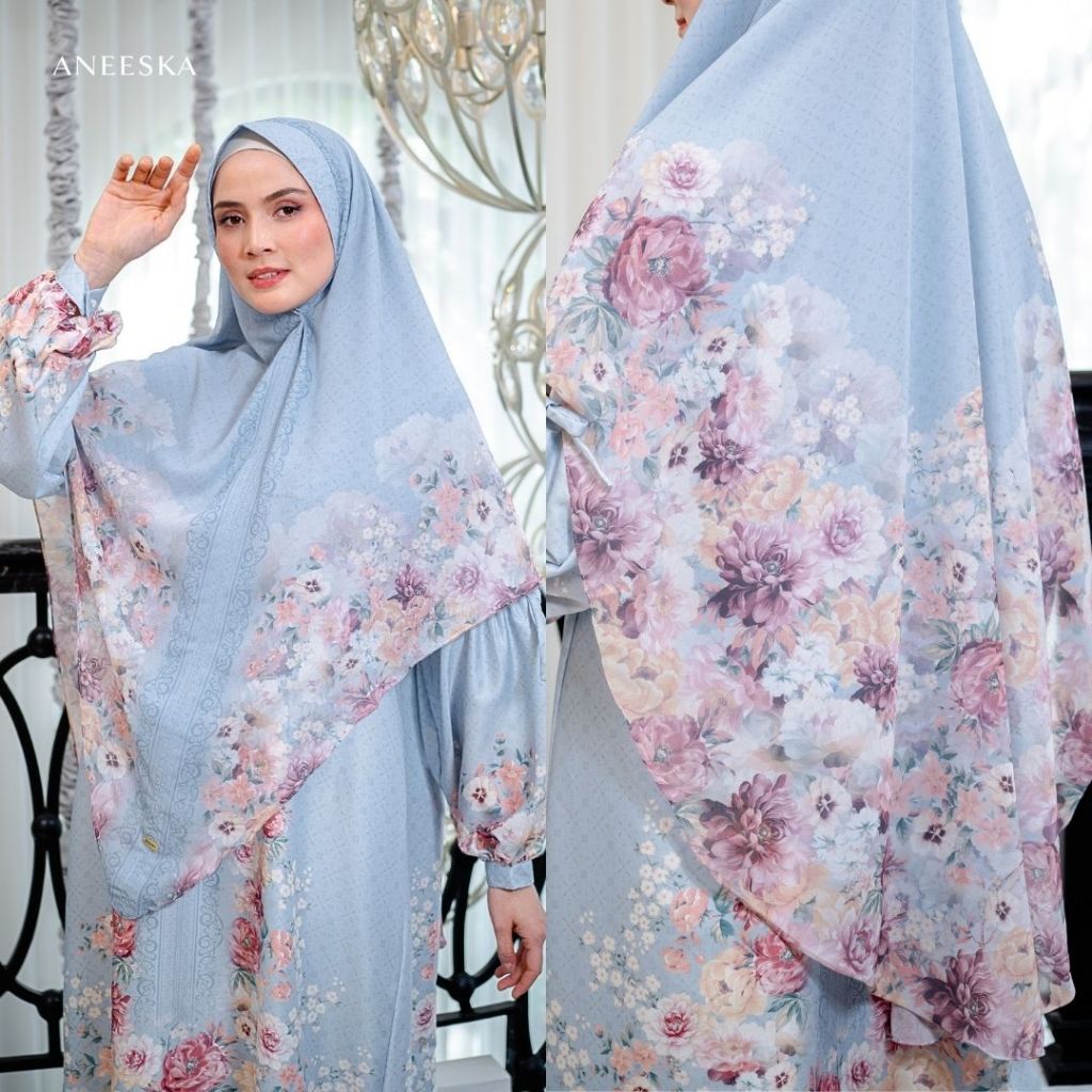 [RAMADHAN COLLECTION] Oriana x Aneeska Khimar Zayda Aneeska | Premium Kerudung Syar'i Ibu | Sarimbit