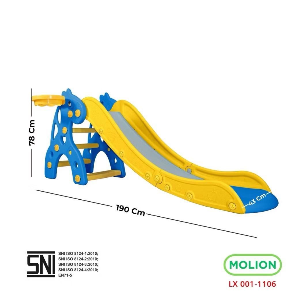 PRELOVED PL SECOND BAGUS Mainan Perosotan Anak SNI dengan Ring Basket Gratis, Model 1106BRU