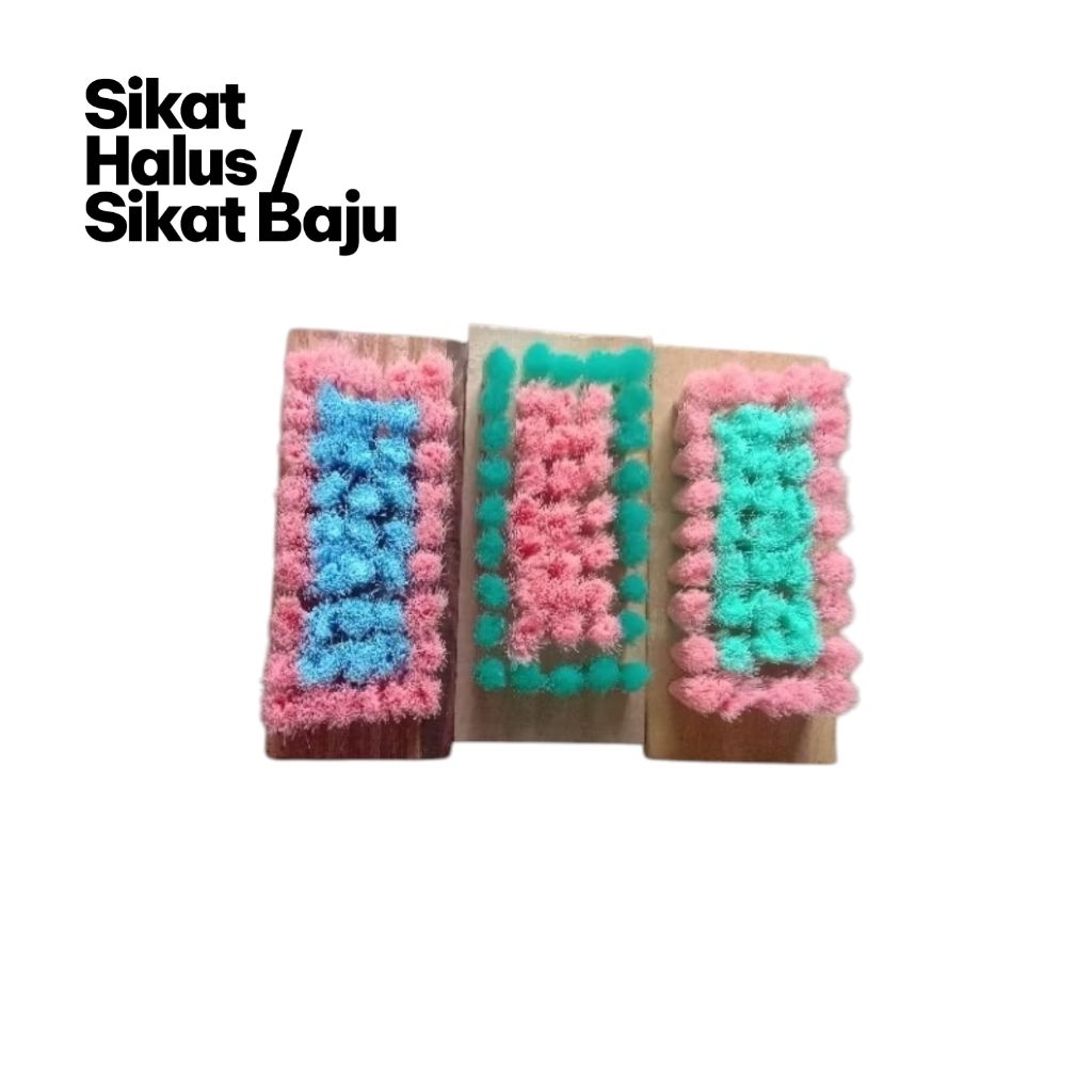 Sikat Kecil / Sikat Baju Bahan Halus - Sikat Serbaguna