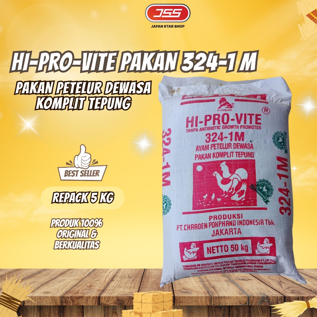 Pakan Telur Ayam 324-1M 5 kg - Pakan Lengkap untuk ayam petelur dewasa
