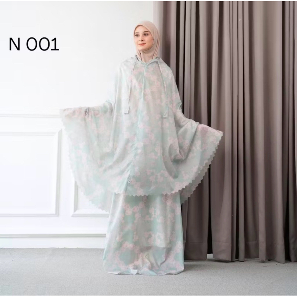Mukena travel 2in1 maia by hasya (preloved)