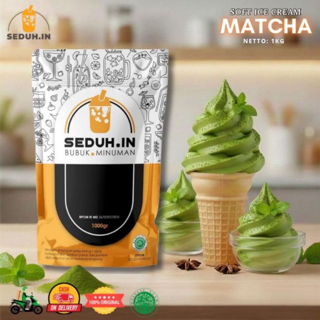 BUBUK ES KRIM MATCHA  /PREMIUM 88 1000 gram