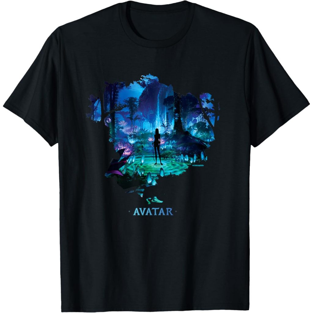 Baju Kaos Film Avatar Original Second 95% Cotton Print Size M Biru